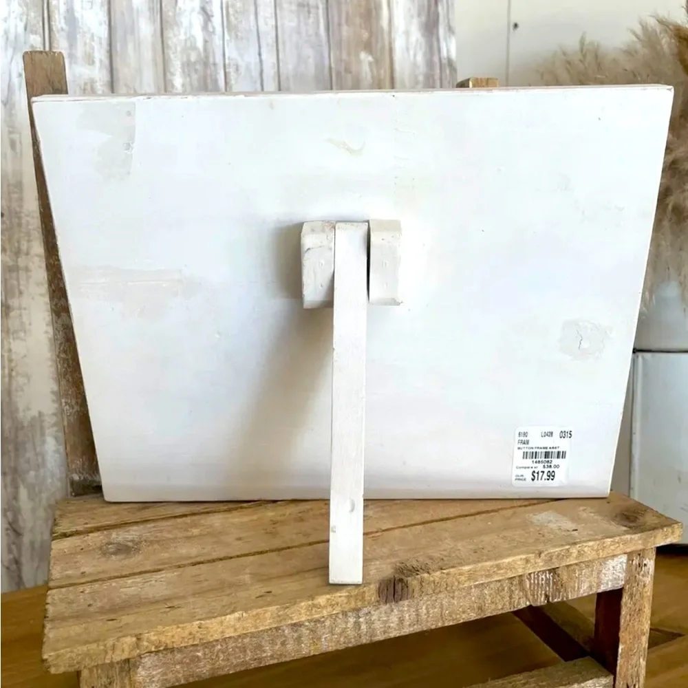 Shabby Chic Rustic Farmhouse Wooden Photo Frame NWT!